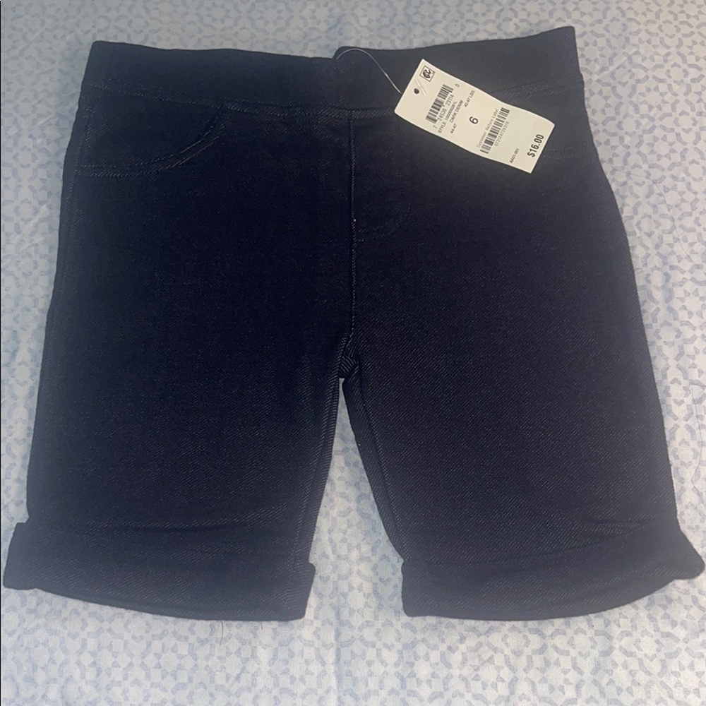 Epic Threads Black Denim Shorts